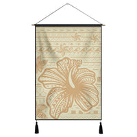 Hawaii Hibiscus Plumeria Kanaka Polynesian Vintage Hanging Poster - AH Hanging Poster Cotton And Linen - Polynesian Pride
