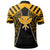 Hawaii Kanaka Football Jersey Polynesian Polo Shirt Black and Yellow Victor Style - Polynesian Pride