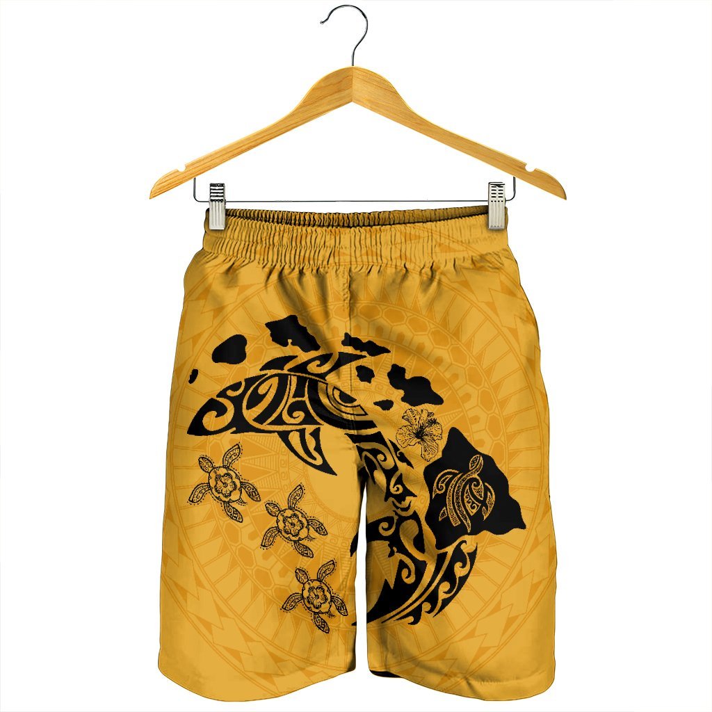 Hawaii Love Animal Polynesian Men's Shorts - AH - Polynesian Pride