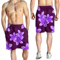 Hawaii Plumeria Simple Men's Shorts - AH - Polynesian Pride
