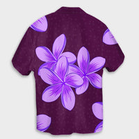 Hawaii Plumeria Simple Hawaiian Shirt - AH - Polynesian Pride
