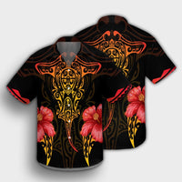 Hawaii Polynesian Hibiscus Animal Hawaiian Shirt - AH - Polynesian Pride