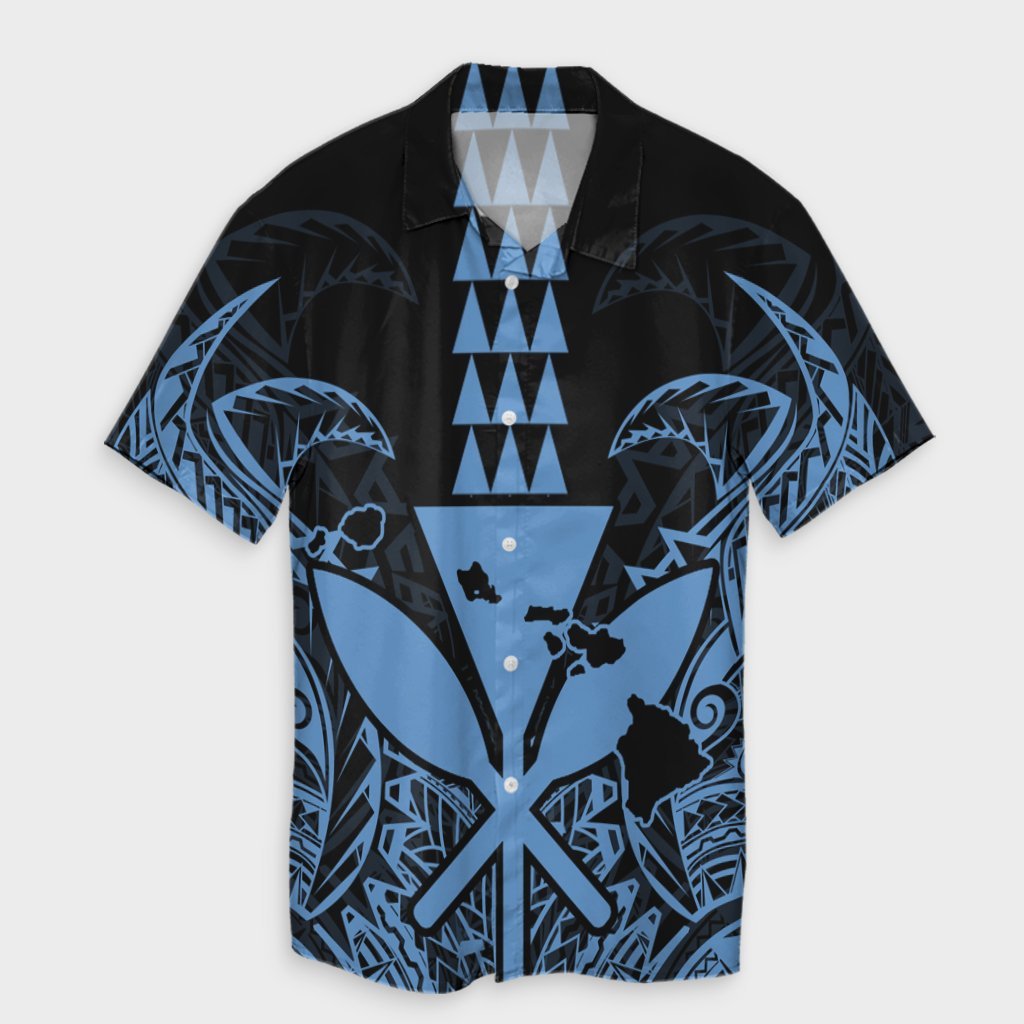 Hawaii Polynesian Kanaka Kakau Hawaiian Shirt - Alan Style Pastel - AH Unisex Black - Polynesian Pride