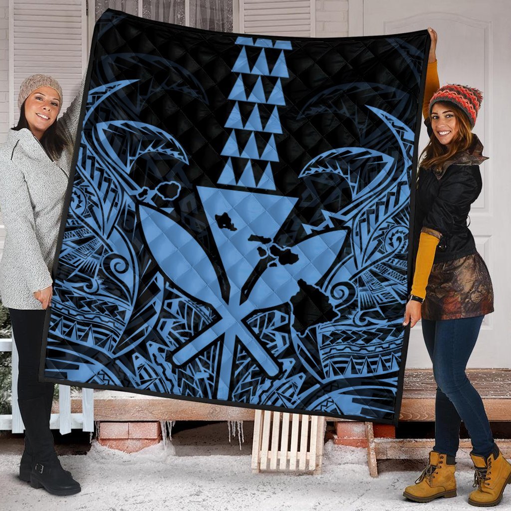 Hawaii Polynesian Kanaka Kakau Premium Quilts - Alan Style Pastel - AH - Polynesian Pride