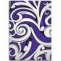 Hawaii Polynesian Maori Ethnic Ornament Violet Area Rug - AH Luxurious - Polynesian Pride
