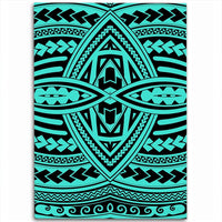 Hawaii Polynesian Seamless Turquoise Area Rug - AH Luxurious - Polynesian Pride