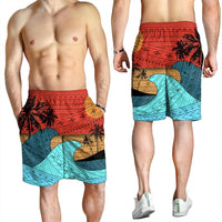 Hawaii Polynesian Sun Down Men's Shorts - AH - Polynesian Pride