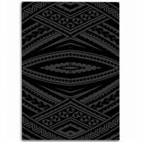 Hawaii Polynesian Tatau Gray Area Rug - AH Luxurious - Polynesian Pride