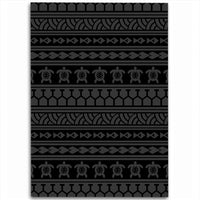 Hawaii Polynesian Tattoo Tribal Gray Area Rug - AH Luxurious - Polynesian Pride