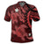 Hawaii Polynesian Turtle Hibiscus Polo Shirt Red - Polynesian Pride