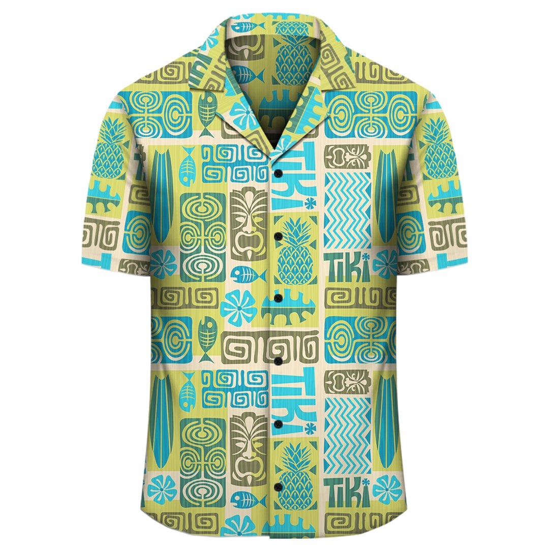 Hawaii Seamless Exotic Tiki Pattern Hawaiian Shirt - Polynesian Pride