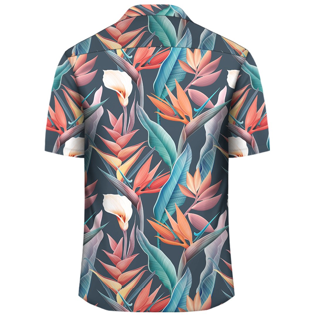 Hawaii Seamless Tropical Flower Hawaiian Summer Hawaiian Shirt - Polynesian Pride