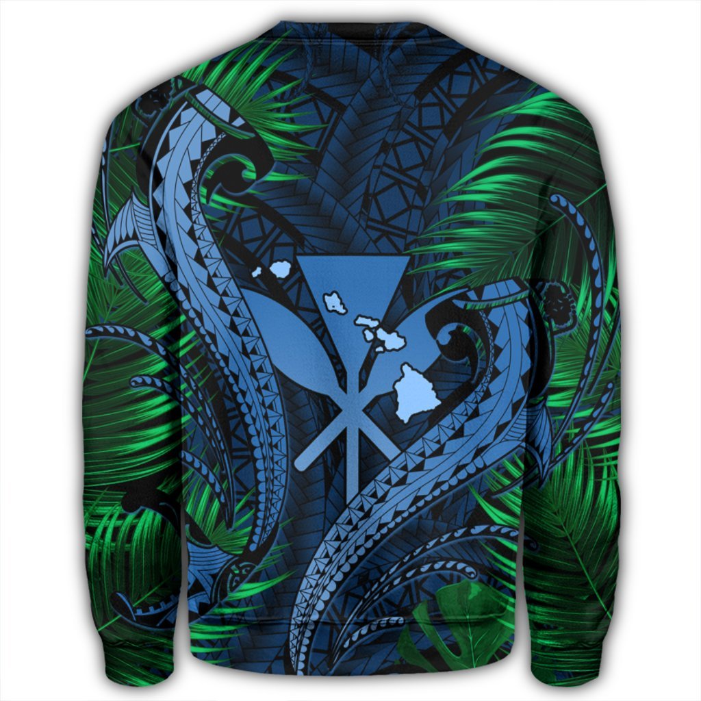 Hawaii Shark Polynesian Tropical Sweatshirt - Pastel - AH - Polynesian Pride