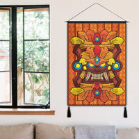Hawaii Tiki Pattern Hanging Poster - AH - Polynesian Pride