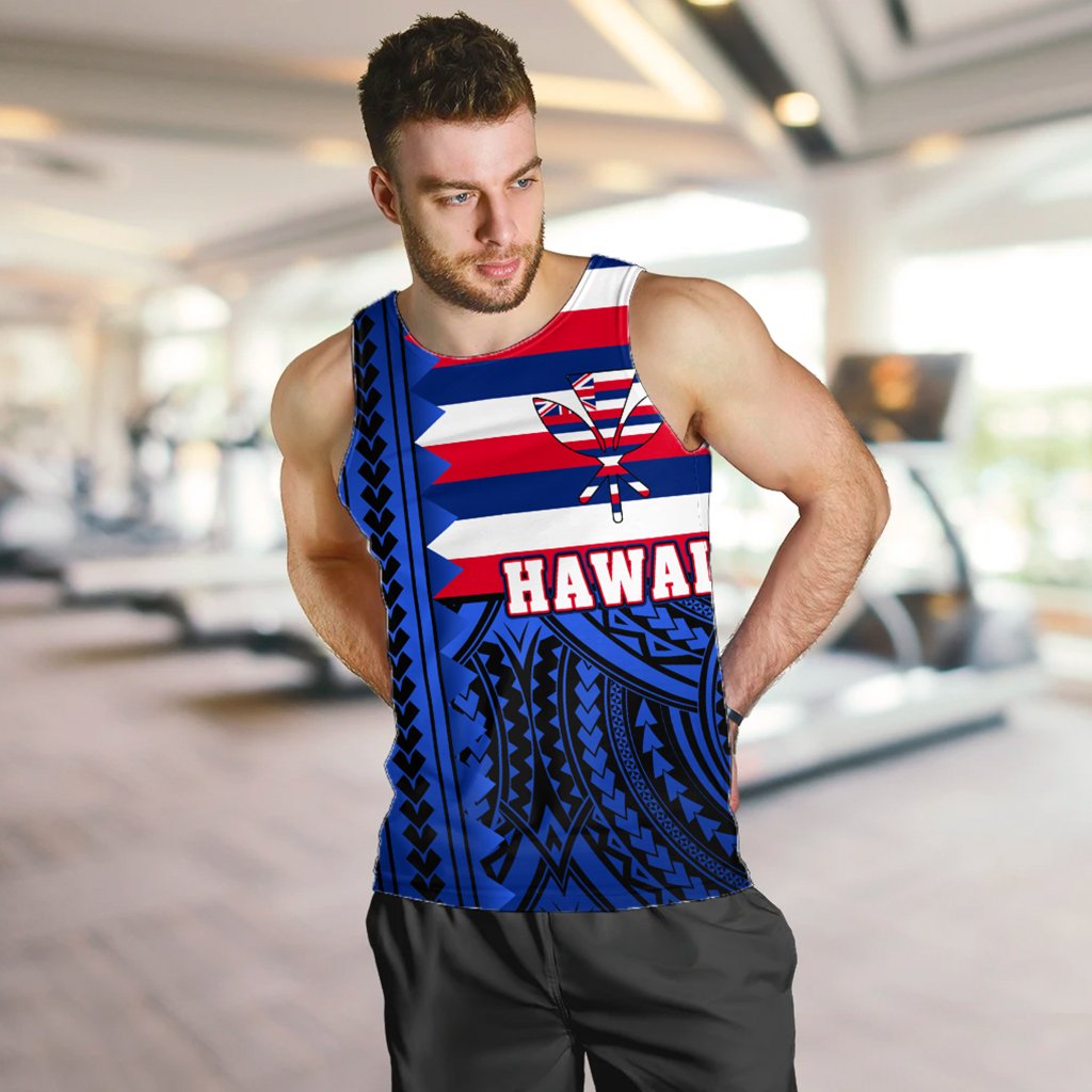 Hawaii Men's Tank Top - Hawaiian Flag Men's Tank Top - Speaka Style - AH - Polynesian Pride