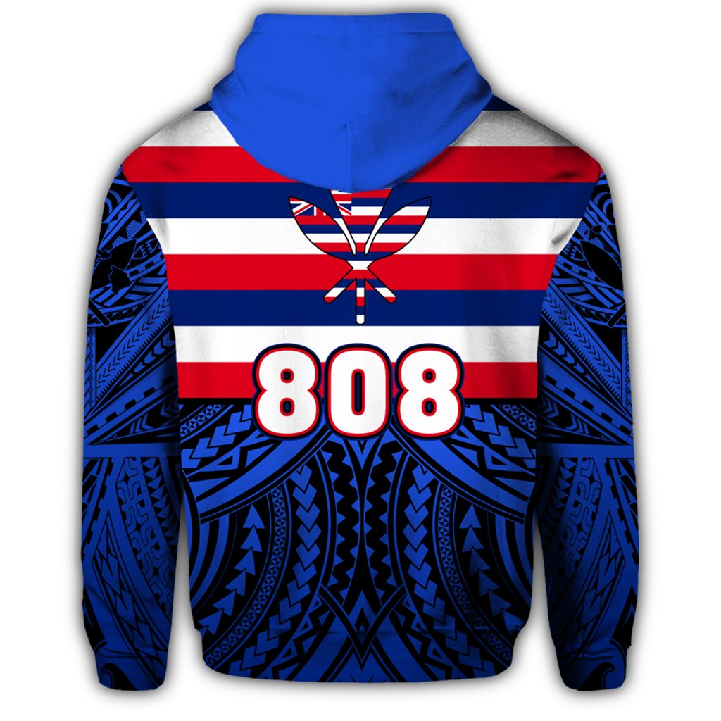 Hawaii Hoodiean Flag Zipper Hoodie Speaka Style - Polynesian Pride