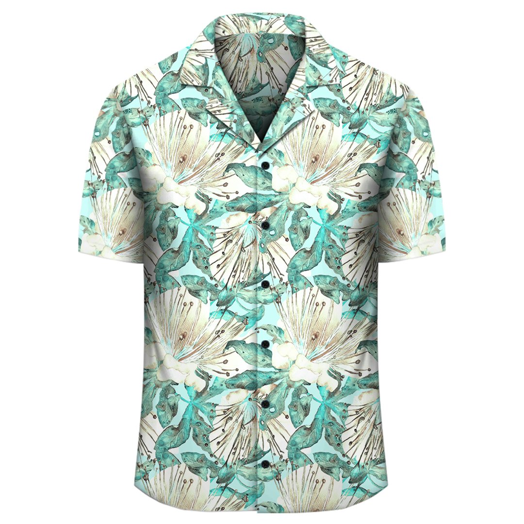 Hawaii Tropical Blue Hawaiian Shirt - Polynesian Pride