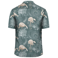 Hawaii Tropical Flamingos And Tropical Plants Hawaiian Shirt - Polynesian Pride