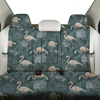 Hawaii Tropical Flamingos And Tropical Plants Back Seat Cover - Polynesian Pride