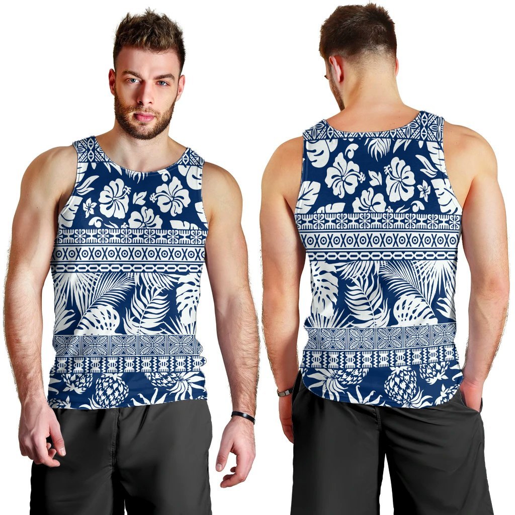 Hawaii Tropical Pattern Tank Top - AH - Polynesian Pride
