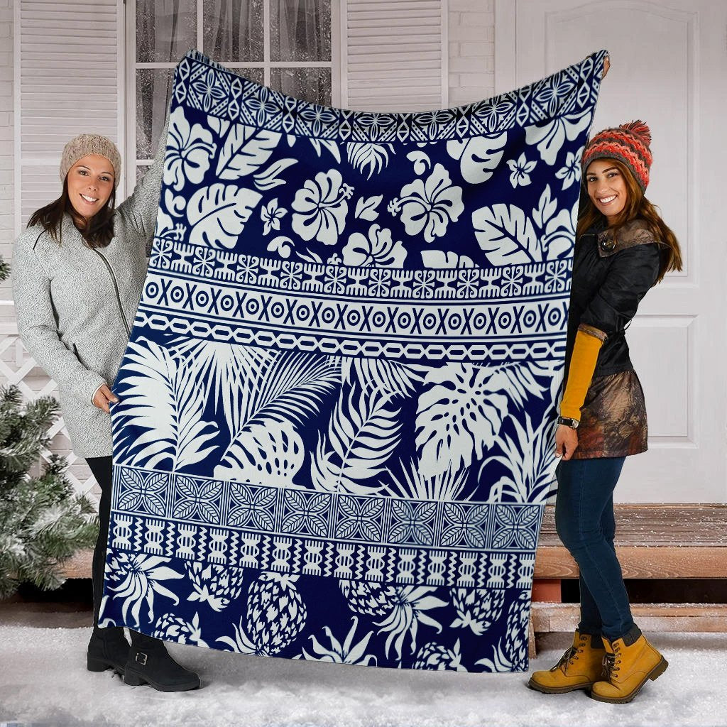 Hawaii Tropical Pattern Premium Blankets - AH - Polynesian Pride