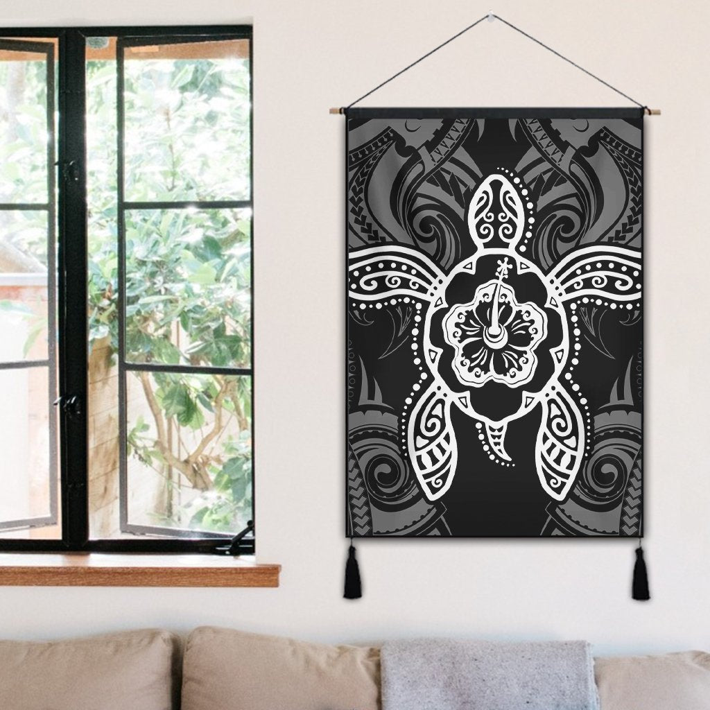 Hawaii Turtle Fixed White Hanging Poster AH - Polynesian Pride