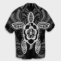 Hawaii Turtle Fixed White Hawaiian Shirt AH - Polynesian Pride