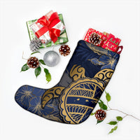 Hawaii Turtle Hibiscus Gold Christmas Stocking - Kyn Style - AH - Polynesian Pride