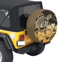 Hawaii Turtle Map Polynesian Gold Spare Tire Cover AH - Polynesian Pride