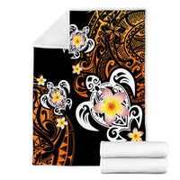 Hawaii Turtle Plumeria Polynesian Premium Blanket - Hete Style - AH - Polynesian Pride