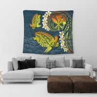 Hawaii Turtle Plumerian Polynesian Tapestry - Sease Style - ver 2 - AH - Polynesian Pride