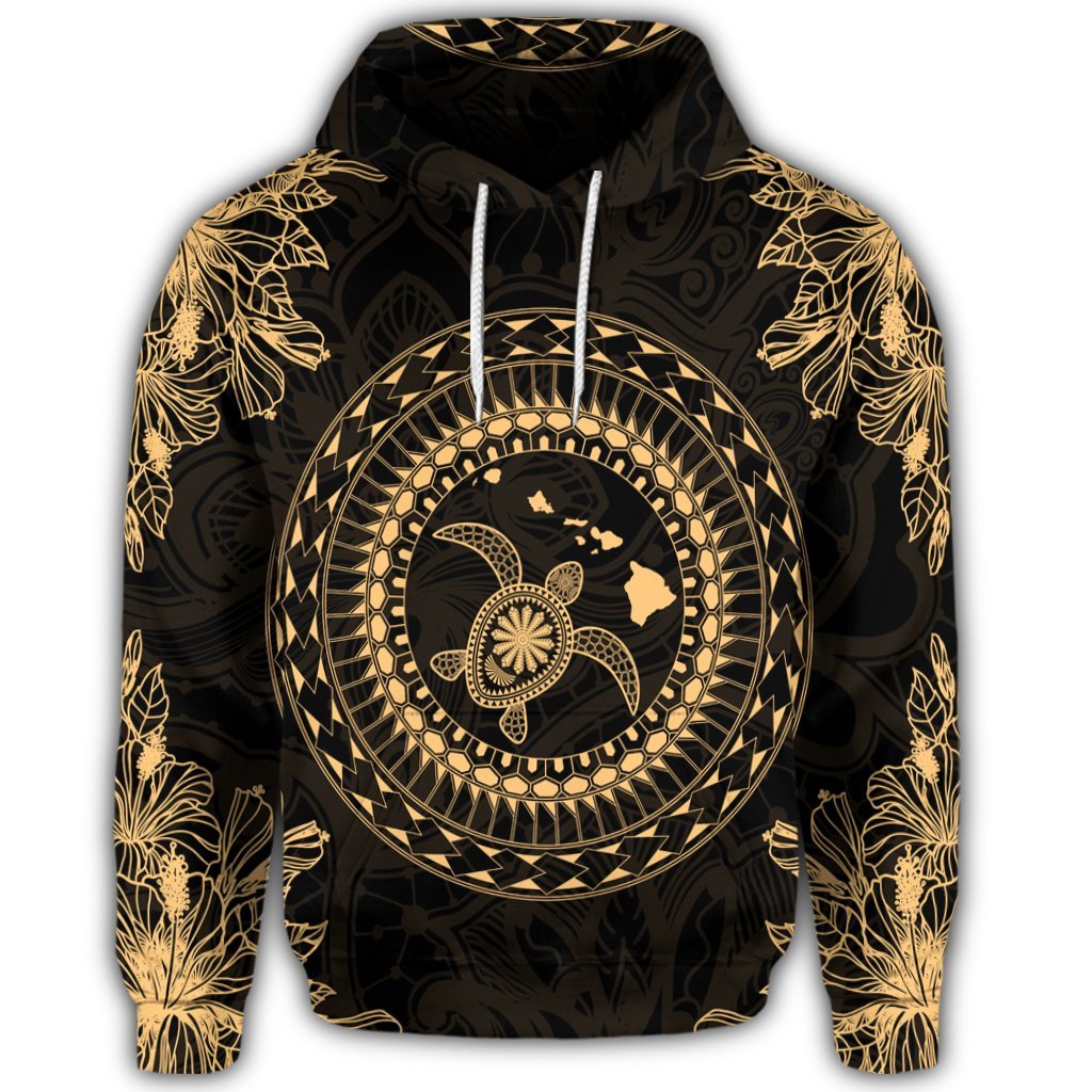 Hawaiian Turtle Tradition Hoodie - Polynesian Pride
