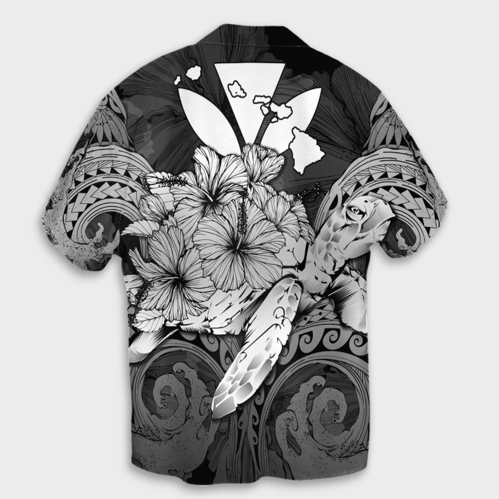 Hawaii Turtle Wave Polynesian Hawaiian Shirt - Hey Style White - AH - Polynesian Pride