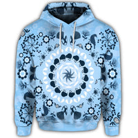 Hawaiian Underwater Pattern Hoodie - Polynesian Pride