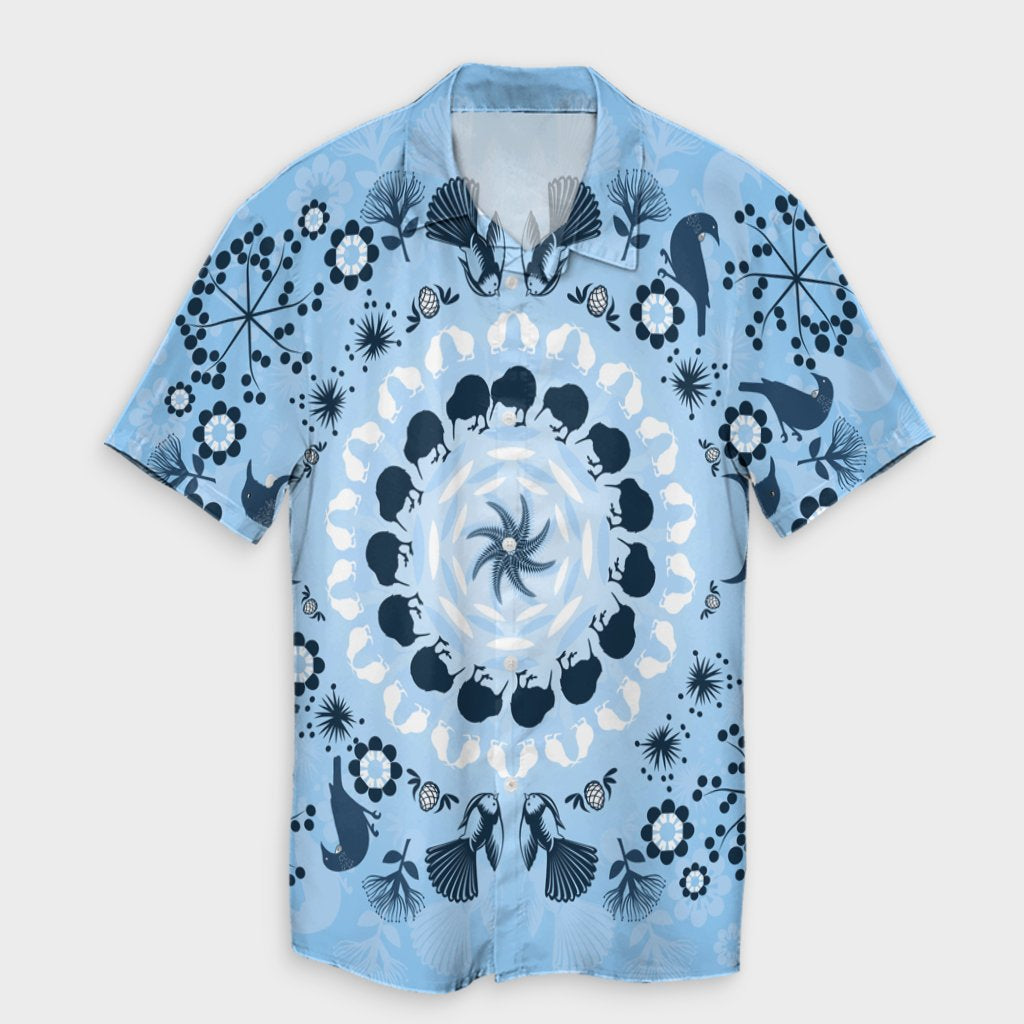 Hawaii Underwater Pattern Hawaiian Shirt - AH Unisex Black - Polynesian Pride