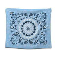 Hawaii Underwater Pattern Tapestry - AH Wall Tapestry Black - Polynesian Pride