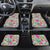 Hawaii Watercolor Vintage Floral Tropical Bird of Paradise Hawaii Car Floor Mats Turquoise One Size - Polynesian Pride