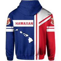 Hawaii Polynesian Zipper Hoodie Morale Style - Polynesian Pride