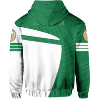 Hawaii Polynesian Sport Hoodie Green Premium Style - Polynesian Pride