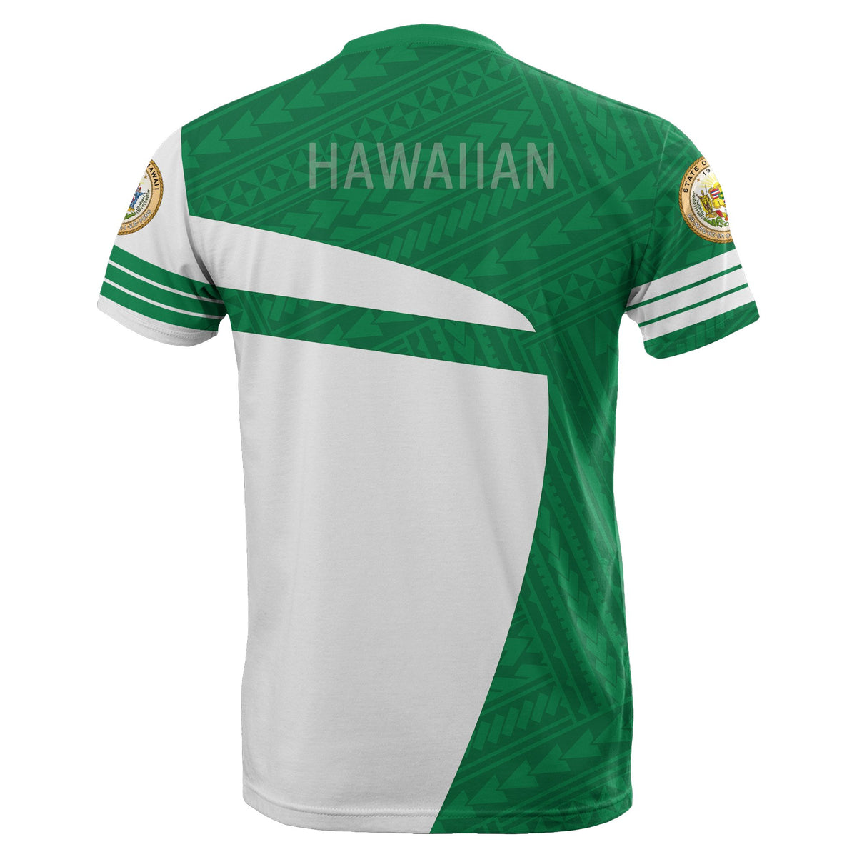 Hawaii Polynesian Sport T Shirt Green Premium Style - Polynesian Pride