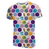 Hawaii Parrot Toucans Hummingbird Flamingo tropical Leaves T Shirt - Polynesian Pride