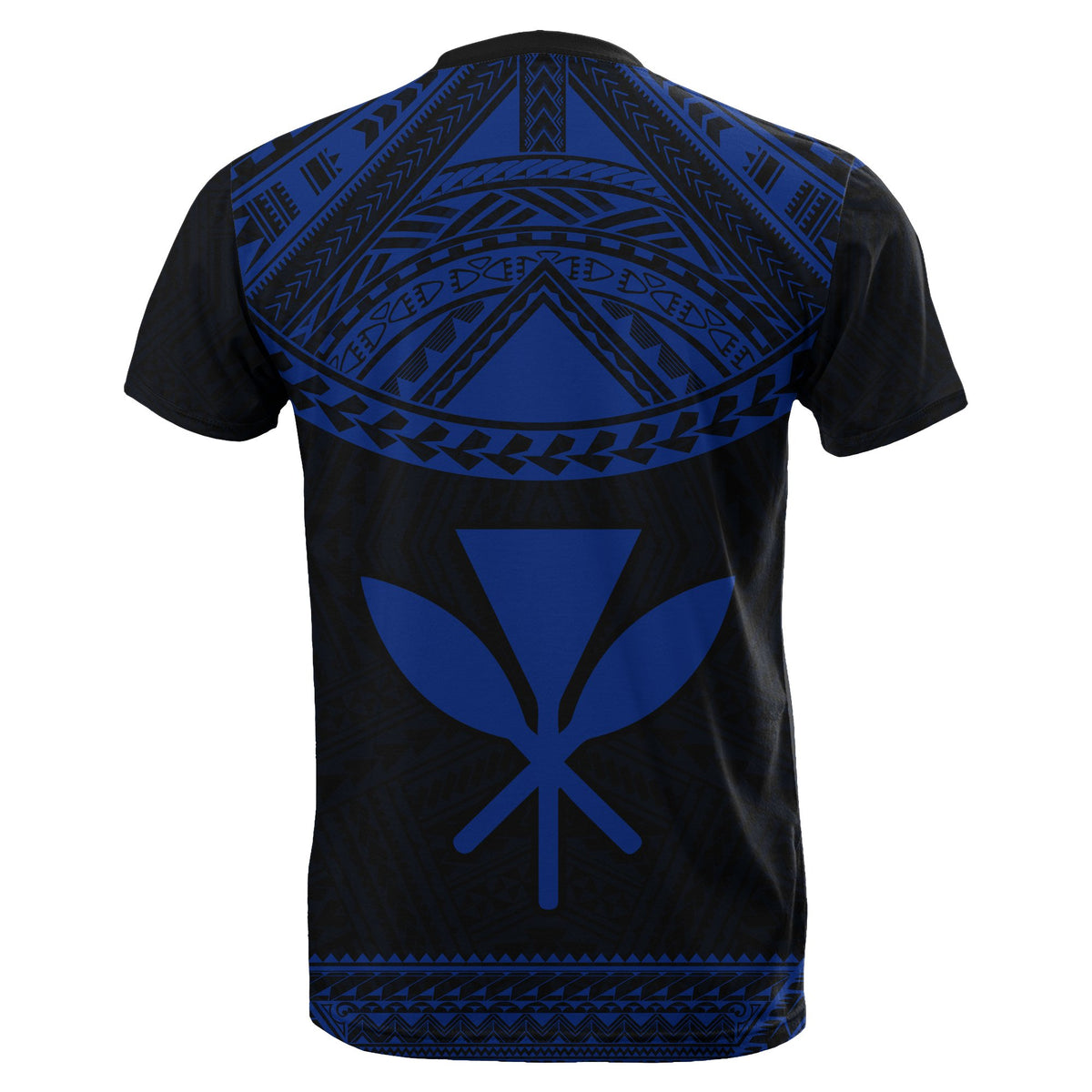 Hawaii Kanaka Polynesian T Shirt Divinity Blue - Polynesian Pride
