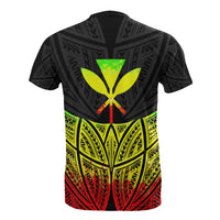 Hawaii Polynesian T Shirt Reggae Pride Map and Seal - Polynesian Pride