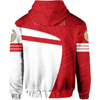 Hawaii Polynesian Sport Hoodie Red Premium Style - Polynesian Pride