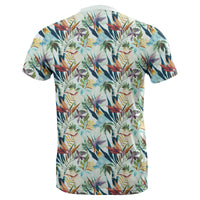 Hawaii Seamless Tropical Flower Plant and Leaf T Shirt - Polynesian Pride