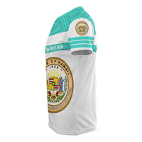 Hawaii Polynesian Sport T Shirt Turquoise Premium Style - Polynesian Pride