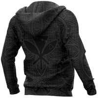 Hawaiian Polynesian Guardian Kanaka Warrior Hoodie - Polynesian Pride