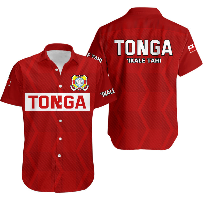 Tonga Rugby Sevens Hawaiian Shirt Sporty Style LT9 Red - Polynesian Pride
