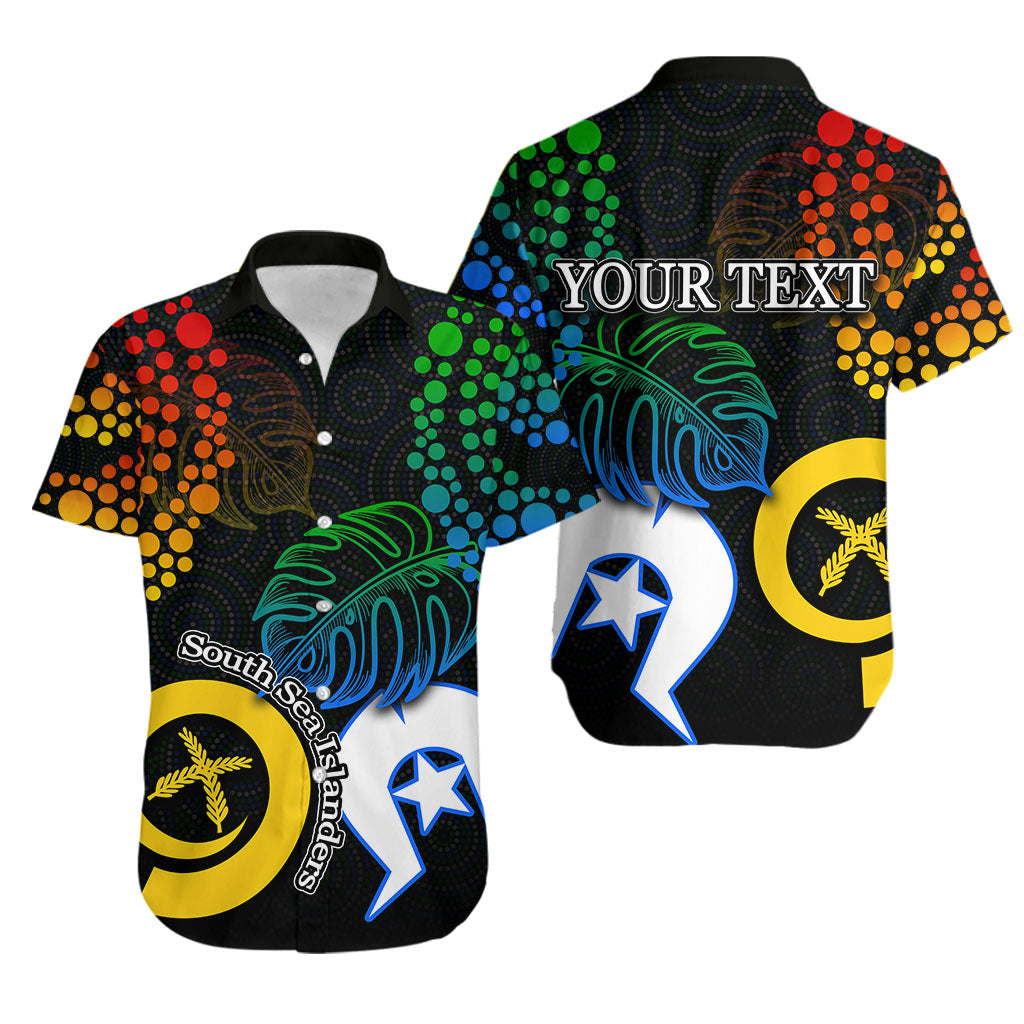(Custom Personalised) South Sea Islanders Hawaiian Shirt Torres Strait Islander LT6 Black - Polynesian Pride