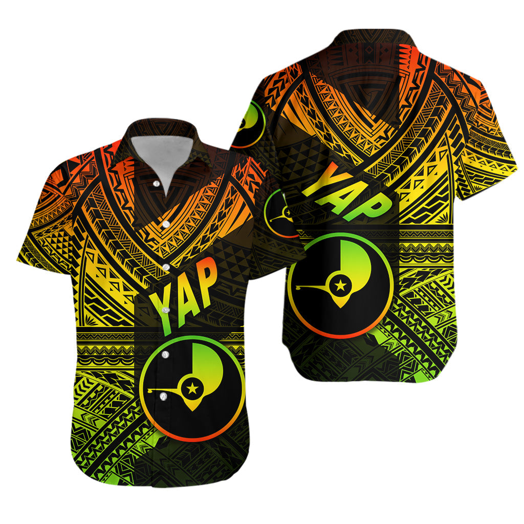 FSM Yap Hawaiian Shirt Original Style - Reggae LT8 Unisex Reggae - Polynesian Pride